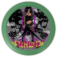 Attitude Wall Clock (color)