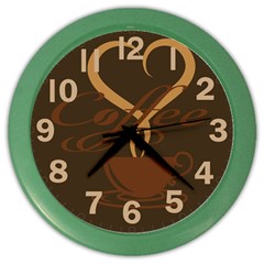 Coffee Time Wall Clock (color)