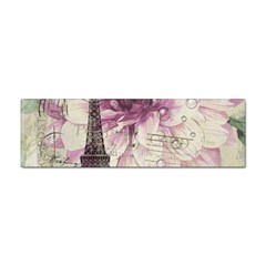 Purple Floral Vintage Paris Eiffel Tower Art Bumper Sticker 100 Pack by chicelegantboutique