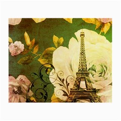 Floral Eiffel Tower Vintage French Paris Glasses Cloth (small)