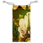 Floral Eiffel Tower Vintage French Paris Jewelry Bag Back