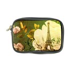 Floral Eiffel Tower Vintage French Paris Coin Purse Front