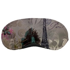 Floral Vintage Paris Eiffel Tower Art Sleeping Mask by chicelegantboutique