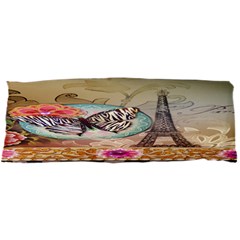 Fuschia Flowers Butterfly Eiffel Tower Vintage Paris Fashion Samsung Galaxy Tab 7  P1000 Hardshell Case  by chicelegantboutique