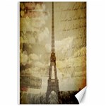 Elegant Vintage Paris Eiffel Tower Art Canvas 20  x 30  (Unframed) 19.62 x28.9  Canvas - 1