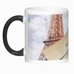 French Postcard Vintage Paris Eiffel Tower Morph Mug by chicelegantboutique