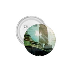 Modern Shopaholic Girl  Paris Eiffel Tower Art  1 75  Button by chicelegantboutique