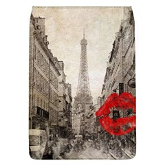 Elegant Red Kiss Love Paris Eiffel Tower Removable Flap Cover (large) by chicelegantboutique