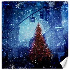 Elegant Winter Snow Flakes Gate Of Victory Paris France Canvas 20  X 20  (unframed) by chicelegantboutique