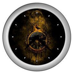 Time Is Gold Wall Clock (silver) by Contest1733642