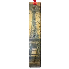 Vintage Stamps Postage Poppy Flower Floral Eiffel Tower Vintage Paris Large Bookmark by chicelegantboutique