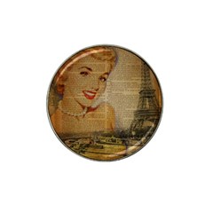 Yellow Dress Blonde Beauty   Golf Ball Marker (for Hat Clip)