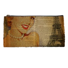 Yellow Dress Blonde Beauty   Pencil Case by chicelegantboutique