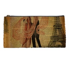 Vintage Paris Eiffel Tower Elegant Dancing Waltz Dance Couple  Pencil Case