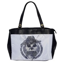 Skull  Oversize Office Handbag (one Side)