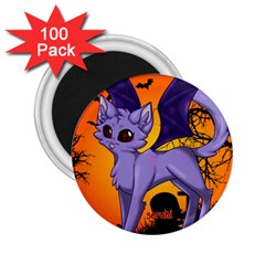 Serukivampirecat 2 25  Button Magnet (100 Pack) by Kittichu