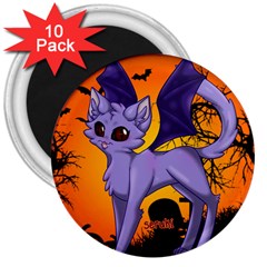 Serukivampirecat 3  Button Magnet (10 Pack) by Kittichu