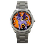 Serukivampirecat Sport Metal Watch Front