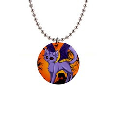 Serukivampirecat Button Necklace by Kittichu