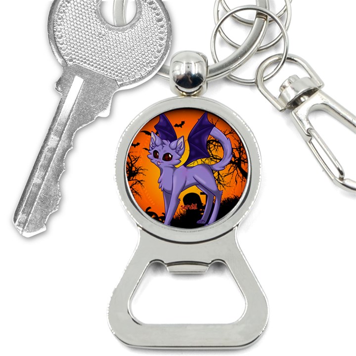 Serukivampirecat Bottle Opener Key Chain