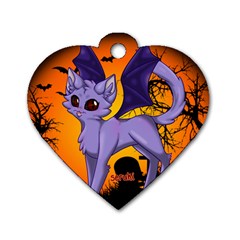 Serukivampirecat Dog Tag Heart (two Sided) by Kittichu