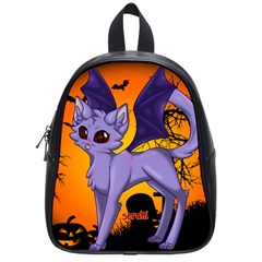 Serukivampirecat School Bag (small) by Kittichu