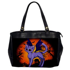 Serukivampirecat Oversize Office Handbag (one Side) by Kittichu