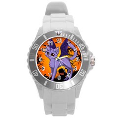 Serukivampirecat Plastic Sport Watch (large) by Kittichu