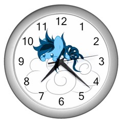 Hiding Wall Clock (silver) by Contest1739202