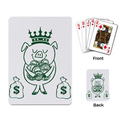 Bacon In The Bank! Playing Cards Single Design