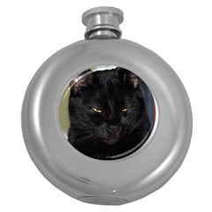 I Am Watching You! Hip Flask (round) by plindlau