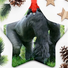 Gorilla Dad Star Ornament