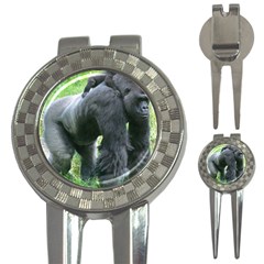 Gorilla Dad Golf Pitchfork & Ball Marker by plindlau