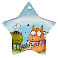 Apron Star Ornament (two Sides)