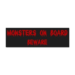 Monsters Bumper Sticker