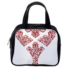 Key Heart 2 Classic Handbag (one Side) by Nightmarechild