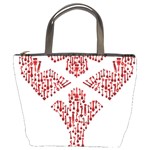 Key Heart 2 Bucket Bag Front