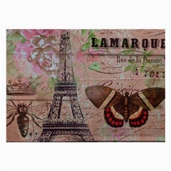 Girly Bee Crown  Butterfly Paris Eiffel Tower Fashion Glasses Cloth (large) by chicelegantboutique