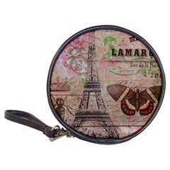 Girly Bee Crown  Butterfly Paris Eiffel Tower Fashion Cd Wallet by chicelegantboutique