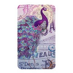 French Scripts  Purple Peacock Floral Paris Decor Memory Card Reader (rectangular) by chicelegantboutique