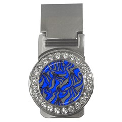 Foolish Movements Blue Money Clip (cz)