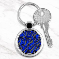 Foolish Movements Blue Key Chain (round) by ImpressiveMoments