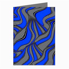 Foolish Movements Blue Greeting Card (8 Pack)