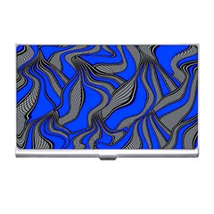 Foolish Movements Blue Business Card Holder