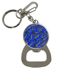 Foolish Movements Blue Bottle Opener Key Chain