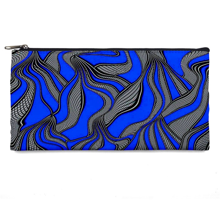 Foolish Movements Blue Pencil Case