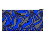 Foolish Movements Blue Pencil Case Back