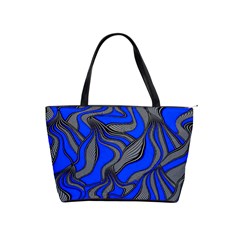 Foolish Movements Blue Large Shoulder Bag