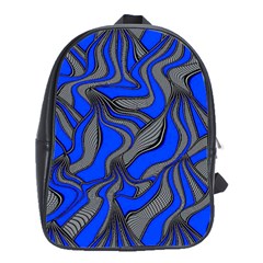 Foolish Movements Blue School Bag (large) by ImpressiveMoments