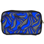 Foolish Movements Blue Travel Toiletry Bag (One Side) Front